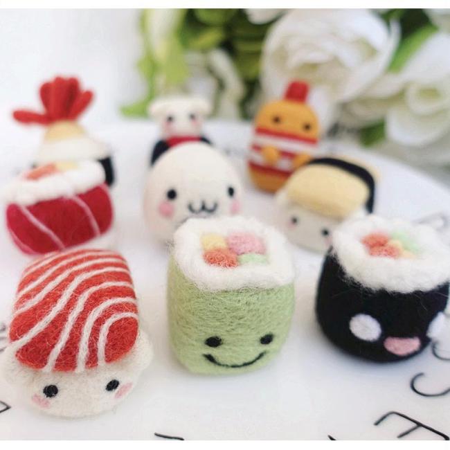 【Kectios™】日式和風甜品蛋糕巧克力禮盒羊毛氈戳戳樂 DIY手工材料包