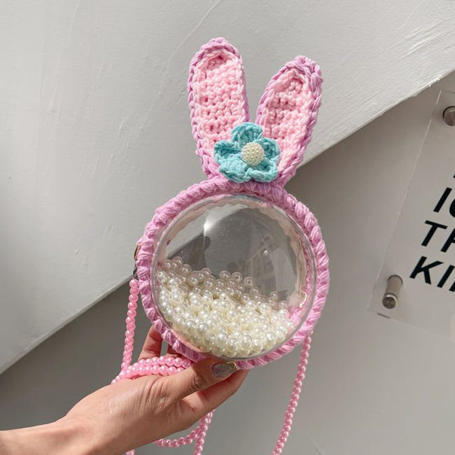 【Kectios™】星黛露手工編織包包diy材料包手織自製可愛網紅兔子手工包送女友