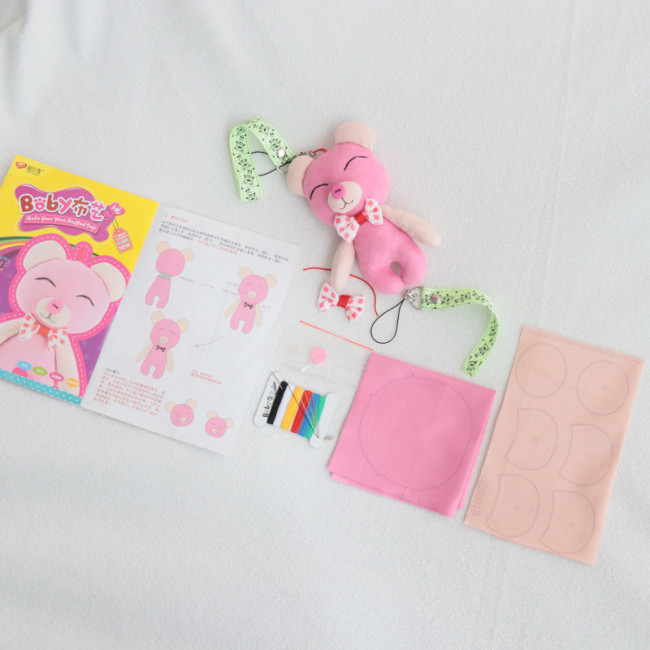 【Kectios™】手工自製作禮物送男友小掛件掛飾玩偶布偶娃娃刺繡布藝diy材料包