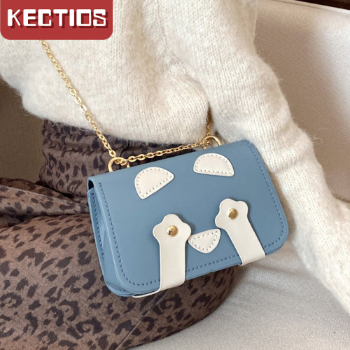 【Kectios™】包包2021新款潮送女友禮物編織鏈條單肩斜挎包自製手工diy材料包