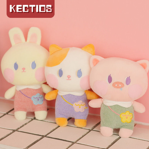 【Kectios™】Q萌玩偶公仔女生宿舍擺設節日禮物可愛生日禮物送朋友萌萌小兔子