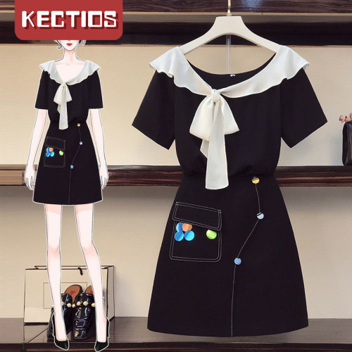 【Kectios™】洋氣顯瘦收腰減齡時尚兩件套裝女夏