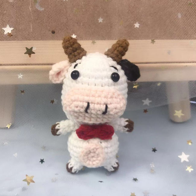 【Kectios™ 】牛牛年挂件毛線編織玩偶創意禮品可愛挂件