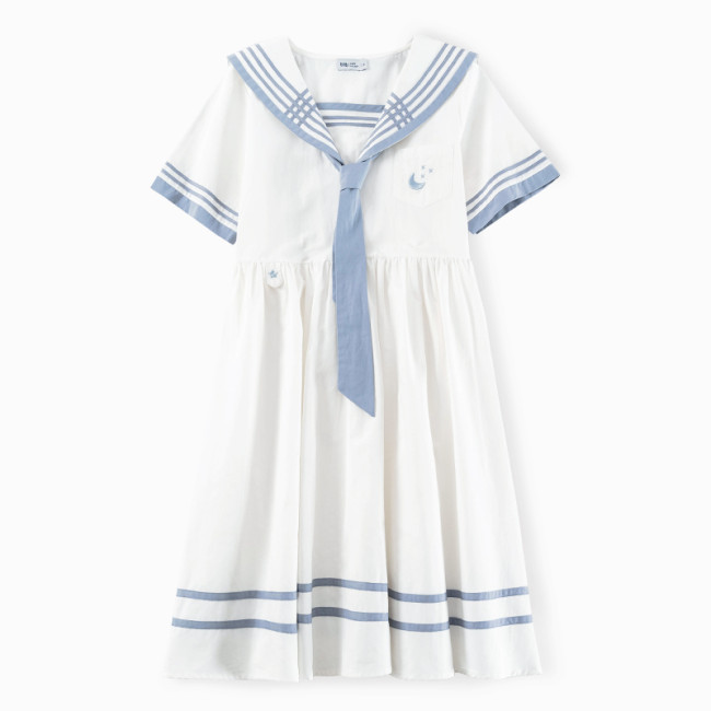 【Kectios™ 】學院風jk少女日系海軍風連衣裙閨蜜裝水手裙夏季新款裙子