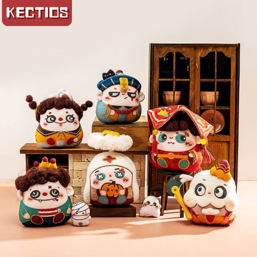 【Kectios™ 】精靈盲盒刺繡玩偶公仔diy材料包自繡手工禮物一套玩偶擺件