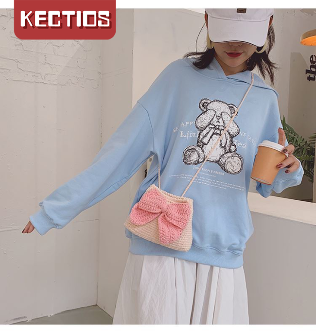 【Kectios™ 】diy手工編織包包自製毛線鉤針編織材料包新款送女友閨蜜禮物