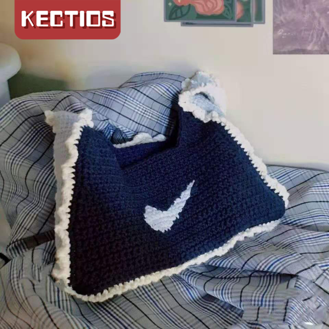 【Kectios™ 】運動潮款包包純手工diy毛線編織自製腋下斜跨單肩包