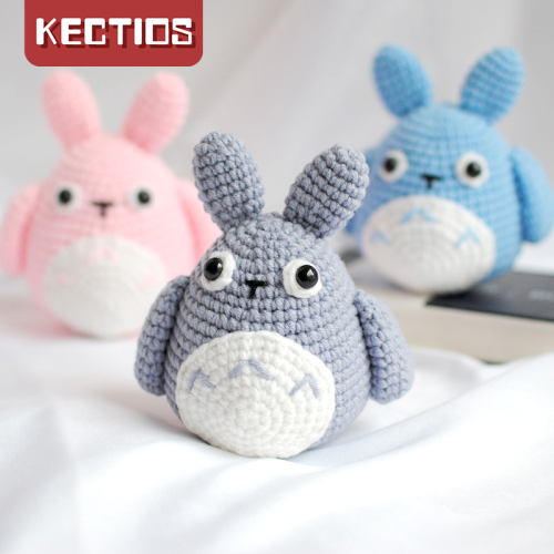 【Kectios™ 】編織鉤針玩偶材料包解悶手工diy編織毛線團貓 送視頻