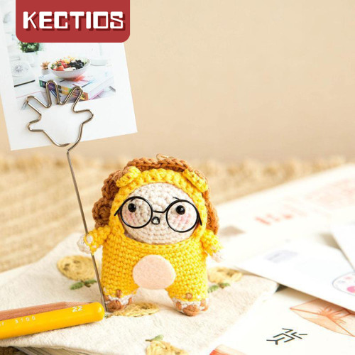 【Kectios™】多用便簽夾打發時間手工編織鉤針diy材料包