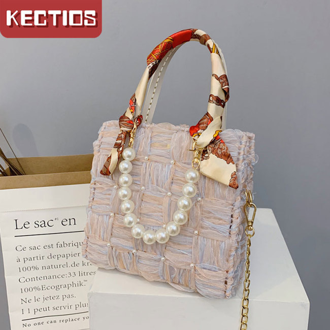 【Kectios™】手工編織包包diy材料包自製作手提單肩斜挎女包2021夏天網紅新款