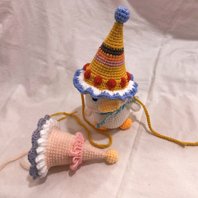 【Kectios™】手工自製風北歐毛線編織童趣生日帽可愛公主帽彩虹創意材料包手作