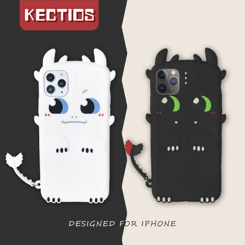 【Kectios™  】超可愛硅膠小怪獸手機殼 情侶款 軟萌時尚耐磨抗摔