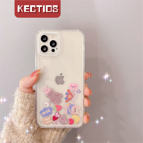 【Kectios™  】可愛卡通流動手機殼網絡爆紅時尚動態殼