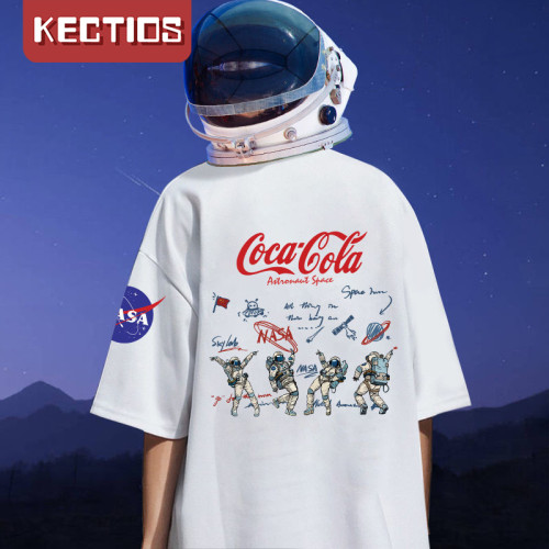 【Kectios™  】夏季新款宇航員聯名寬鬆純棉情侶T恤
