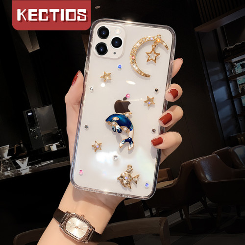 【Kectios™  】星月海豚超薄手機殼 日韓小清新 個性網紅同款