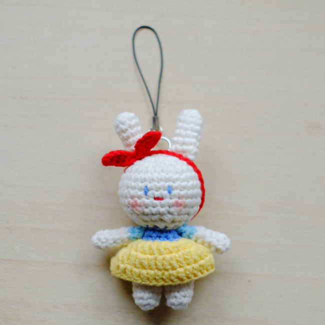 【Kectios™  】鉤針編織手工自製作創意毛線diy公主兔玩偶娃娃學生送情侶材料包