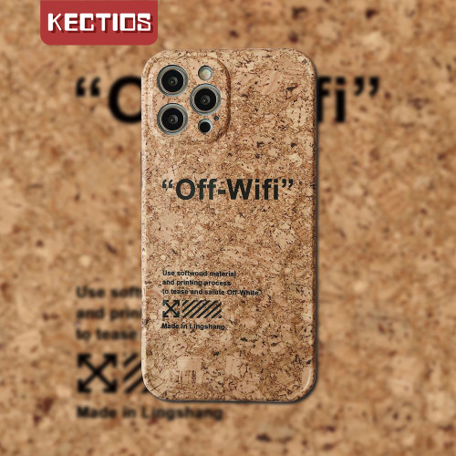 【Kectios™ 】創意木屑原木紋手機殼 簡約自然 全包耐磨