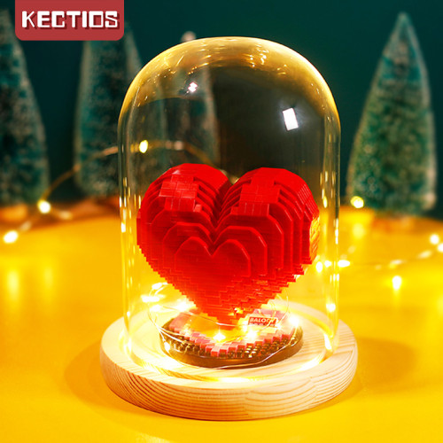 【Kectios™】微型小顆粒拼裝積木立體愛心拼裝積木創意玩具禮物