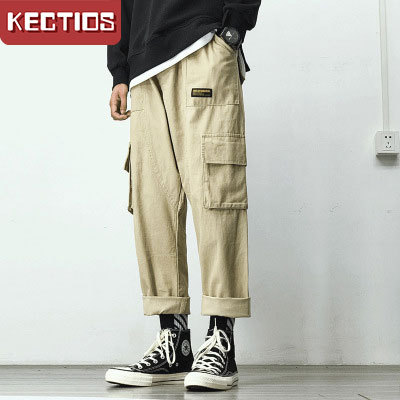 【Kectios™】潮牌直筒寬鬆休閒工裝褲
