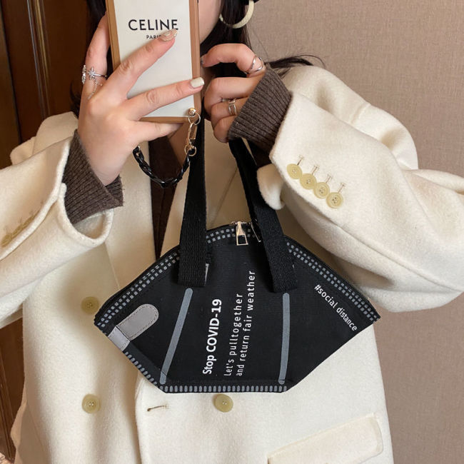 【Kectios™】網紅口罩大包包女2021新款潮簡約個性大容量時尚手提包通勤托特包