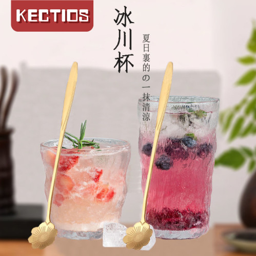 【Kectios™】水杯女生高顏值杯子玻璃透明學生韓版可愛牛奶啤酒果汁茶玻璃杯子