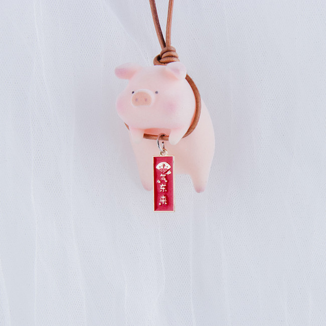 【Kectios™】可愛小豬車載照片定制挂件裝飾