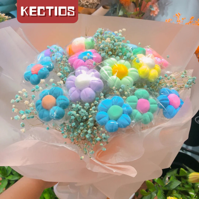 【Kectios™ 】粘土花束材料包DIY黏土橡皮泥花花超輕送七夕生日禮物