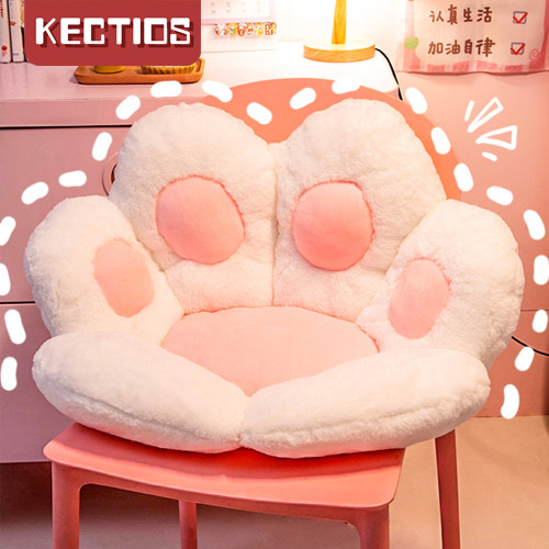 【Kectios™】貓爪坐墊可愛ins少女臥室地上椅墊辦公室久坐懶人榻榻米靠背屁墊