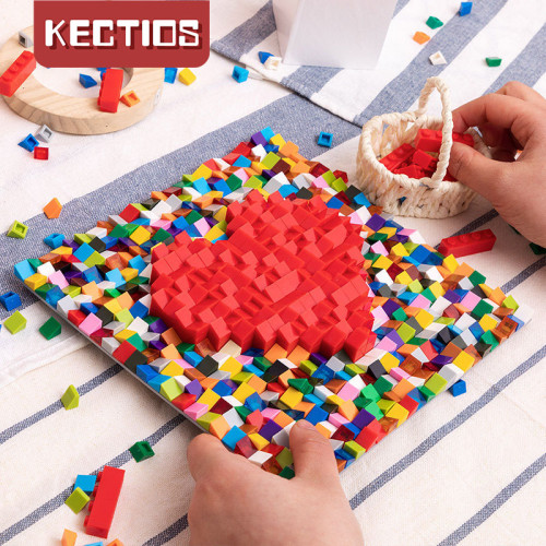 【Kectios™】愛心積木畫素畫相框拼裝樂高情侶名字定製diy拼圖情人節生日禮物