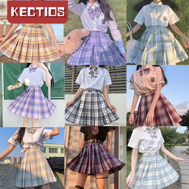【Kectios™】日系合集正統jk格裙jk制服溫柔一刀水手服百褶裙學院