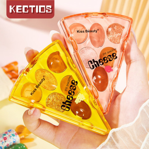 【Kectios™】乳酪六色眼影盤ins平價學生日常不脫妝防水大地色系