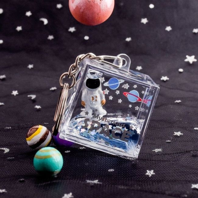 【Kectios™】網紅宇航員流沙擺件桌面臥室少女心裝飾品可愛禮物