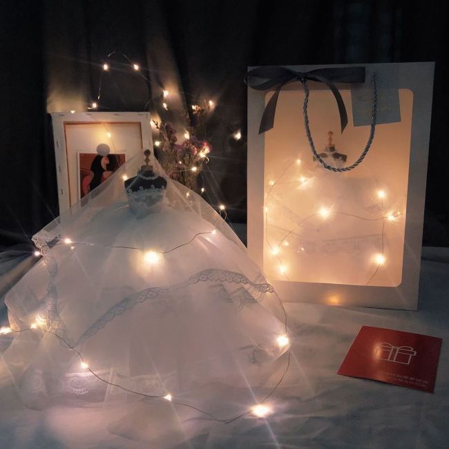 【Kectios™】生日禮物 送閨蜜姐妹女友創意實用特別少女心18歲成人禮婚紗模型