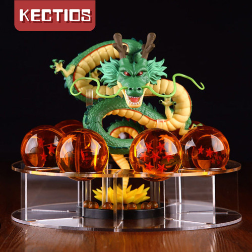 【Kectios™】七龍珠周邊動漫悟空手辦7顆神龍水晶龍珠球模型禮盒擺件生日禮物
