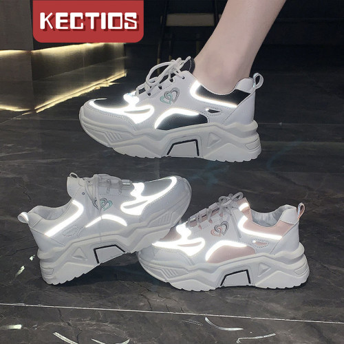 【Kectios™】2021春夏新款透氣運動鞋休閒百搭跑步鞋子女韓版學生