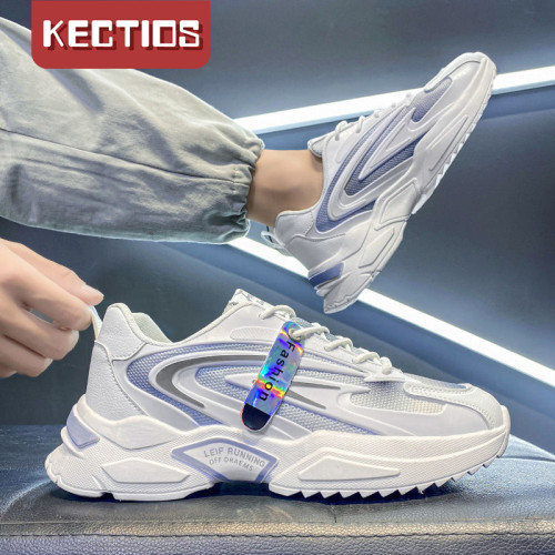 【Kectios™】男鞋2021夏季新款男鞋子運動板鞋男士款百搭透氣ins老爹鞋