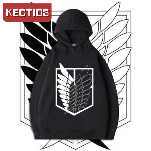 【Kectios™】進擊的巨人自由之翼調查駐屯憲兵團時尚ins超火連帽薄款衛衣秋季