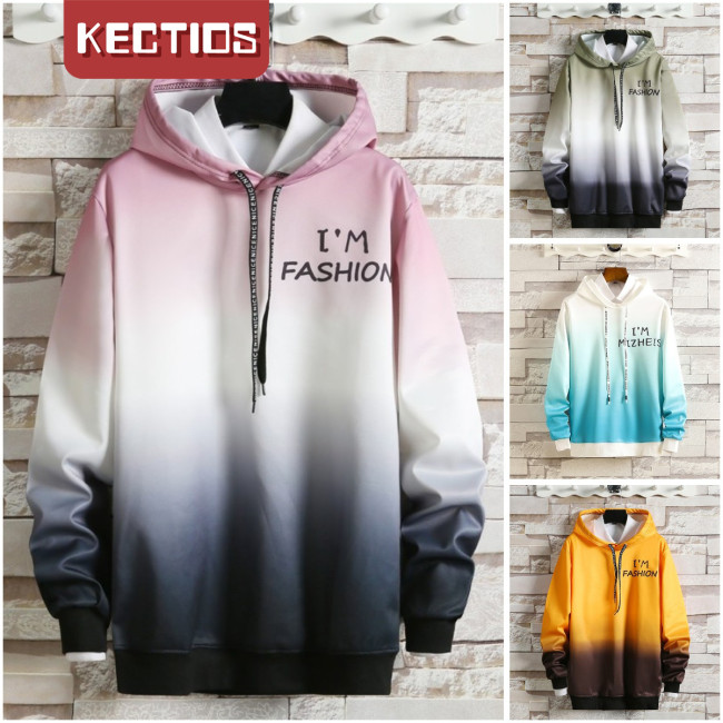 【Kectios™】連帽衛衣男裝上衣寬鬆長袖春季新款潮