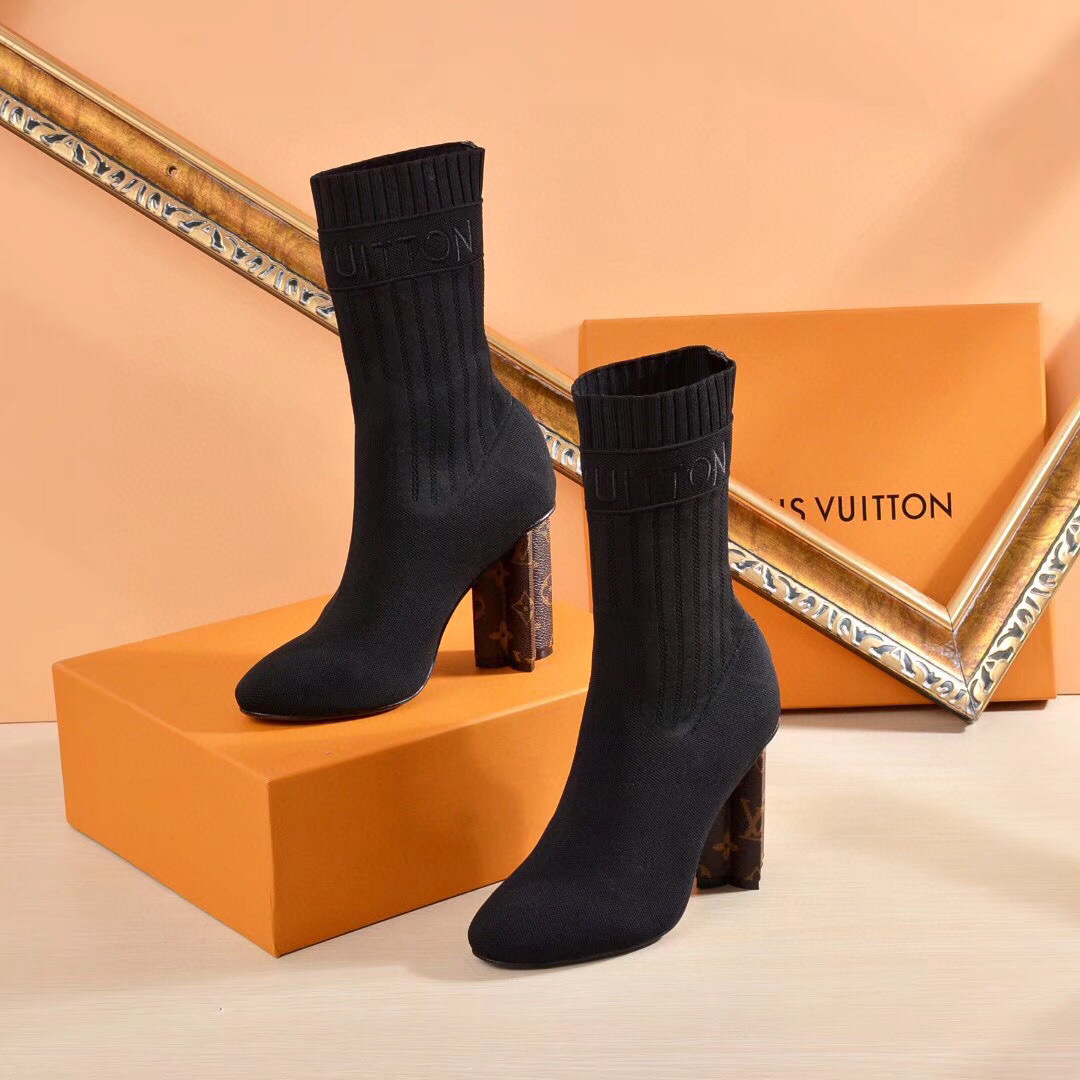 Louis vuitton silhouette sock boot top