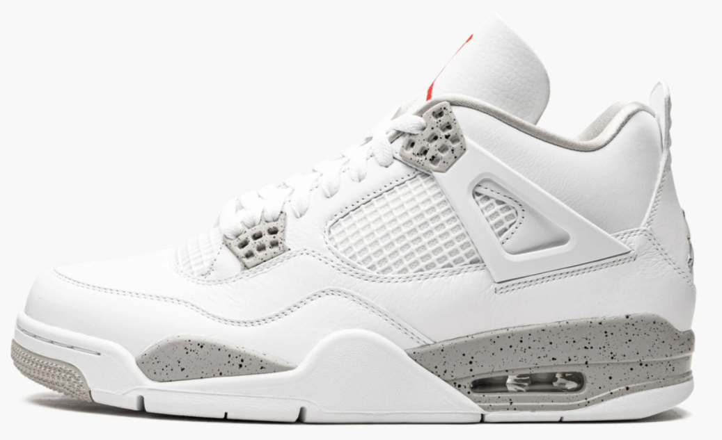115.76 - AIR JORDAN 4 RETRO White Oreo 