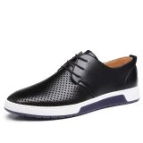Men's Breathable Leather Flat Shoes
