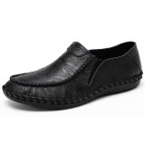 Men's Handmade Sewing Leather Loafers Vzikun