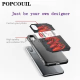 POPCOUIL Custom Case Leather Cover Soft TPU Phone Case for VIVO Y3 U3 Z5i Y85 Z1 Y91C Y97 Z5 Z6 Customized Design Picture Photo
