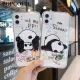 Frosted Relief Tpu Painted Soft Shell Phone Case for IPhone 6 7 6S 8 Plus X 11 Pro XS MAX XR Cute Panda Clear Phone Case