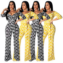 Fashion Casual Wide Leg Jumpsuits With Belts SDD9067