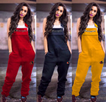 Sexy Jumpsuit Letters Printed Hot Jumpsuit Q5075 Sexy Jumpsuit Letters Printed Hot Jumpsuit Q5075