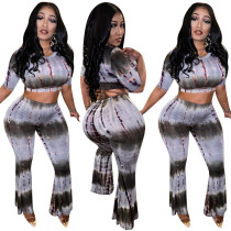 New Design Outdoor Women Two-Piece Printing Pants Suits KK8058 New Design Outdoor Women Two-Piece Printing Pants Suits KK8058