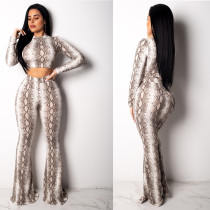 Wholesale Snake Print 2 Pieces Women Suits AMM6506 Wholesale Snake Print 2 Pieces Women Suits AMM6506