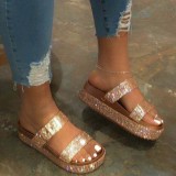 Rhinestone sandals and slippers HWJ062