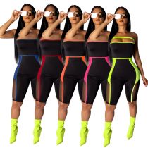 Sexy slim one-word collar women's jumpsuits SMR9329